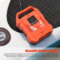 22PSI High Pressure Paddle Board Pump Portable 12V Car Electric Air Compressor Support Inflation/Deflation, 3 Working Modes Auto-Off Function with 7 Nozzles for Inflatable Boat Kayak Tent Pool Stand-up Paddle. 
