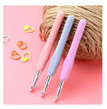 Crochet Hook Knitting Needle 1-9-12-14 Piece Set With Rubber Handle & Aluminum Body 2MM TO 10MM. 