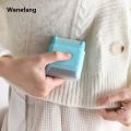 Wenefang transparent bag Mini Lint Remover Rollers Hair Ball Trimmer Sweater Carpet Clothes Pet Hair Remover Portable Double-headed Hair Remover. 