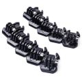 10pcs Buckle Clip Basic Mount for Gopro Go Pro Hero 12 11 10 9 8 7 5 4 Accessories Case Helmet for XiaoMi yi camera accessories. 