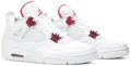 Jordan 4 With Logo Mettalic High Top Sneakers Shoes For Men By Sneakers Point. 