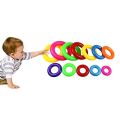 Baby Playing Stacking Ring Tower. 