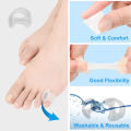 2pcs Toe Separators Correct Bunion Feet Orthopedic Finger Toe Separator Correction Pad for Women Men Pedicure Foot Care Tools. 