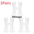 Difutagui Japanese Unisex Fiber Two Finger Socks Flip Flop Sandal Split New style Toe Tabi Ninja Geta Socks Deodorant Breathable Long Sock. 