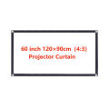 60 84 100 120 Inch 16:9 3:4 Portable Projector Screen Curtain HD Display Screen Home Cinema Theater Movie Home Outdoor Office A JUE. 