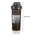 Inspirational Quote Printed Protein Shaker Bottle - 28oz. 