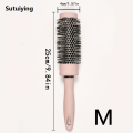 Sutuiying 1pc/ pink round comb for untangling, straight New curls and other hair types ideal for travel. 