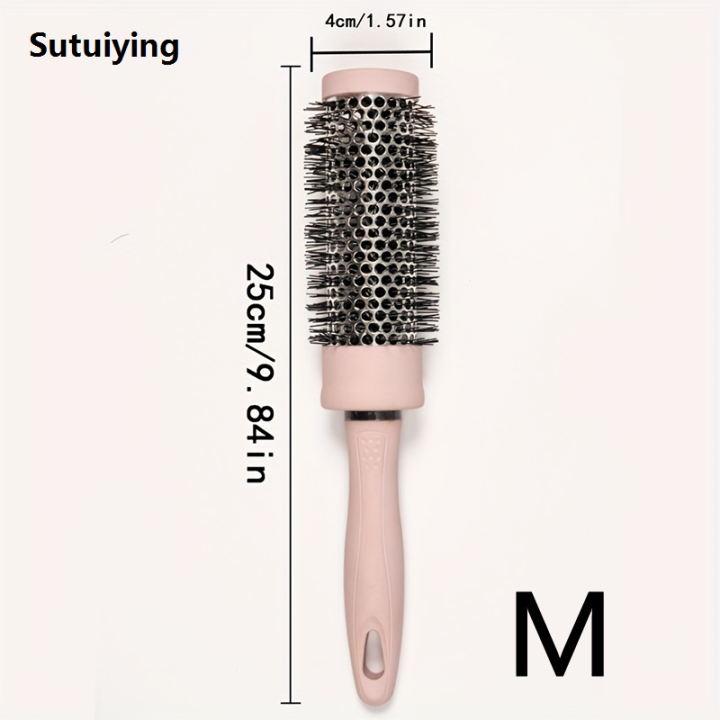Sutuiying%201pc/%20pink%20round%20comb%20for%20untangling,%20straight%20New%20curls%20and%20other%20hair%20types%20ideal%20for%20travel%20-%20Image%205