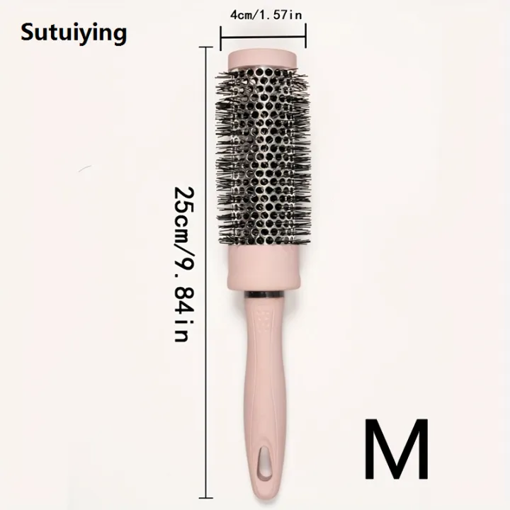 Sutuiying%201pc/%20pink%20round%20comb%20for%20untangling,%20straight%20New%20curls%20and%20other%20hair%20types%20ideal%20for%20travel%20-%20Image%205