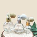 Douyin same 50ML clear glass bottle 18mm airbag spray bottle high-value perfume bottle empty bottle high-end wholesale. 