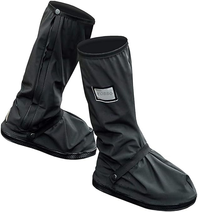 Rain Shoes Cover Double Coated Durable Water and Dust Proof, Rainproof Long Shoes Cover | Fashion Double Coated Rain Shoes Cover
