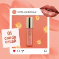 MARS Candylicious Colored Lip Gloss | Lightweight | Non-Sticky | Enriched with Vitamin-E, Hyaluronic Acid & Avocado Ester, 01 Candy Crush, 4.0ml. 