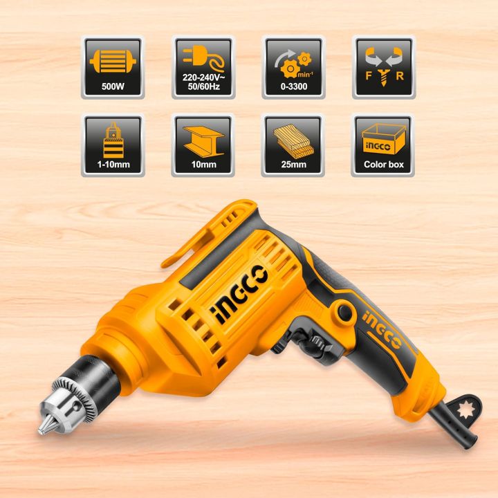 INGCO%20Tools%20Electric%20Drill%20500W%20Variable%20Speed%20-%20Image%204