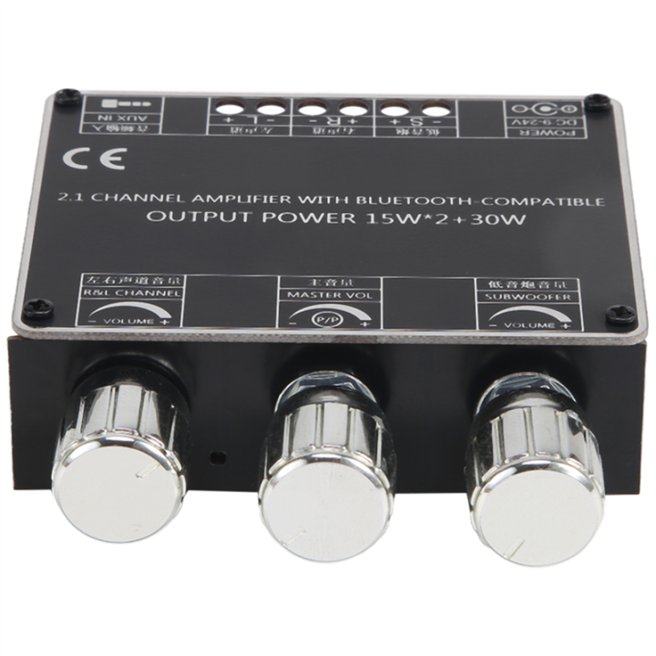 NAMUNY XY-E30H 2.1 Channel Bluetooth Audio Power Amplifier Board Module High and Low Bass Subwoofer App