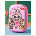 Labubu Pencil Pouch, Large Capacity Pencil Pouch For Girls, Stationary Pencil Pouch for Girls, EVA Pencil Pouch, 3D Embossed Pencil Pouch for Girls. 