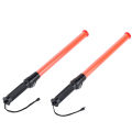 2Pack 21Inch Signal Traffic Safety Led Light Traffic Wands for Parking Guides. 