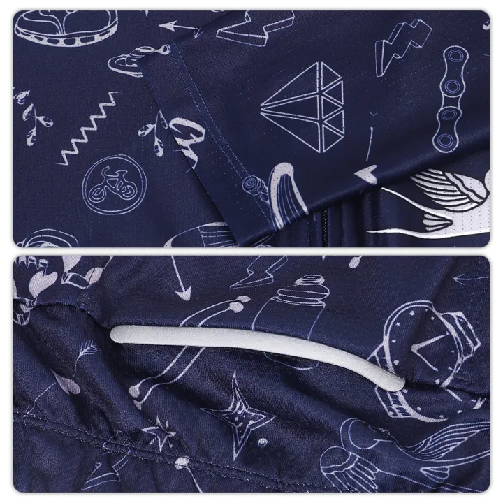 HOT%20ARSUXEO%20Men's%20Cycling%20Jersey%20Long%20Sleeve%20Bicycle%20Slim%20Fit%20MTB%20Cyling%20Shirt%20Mountain%20Bike%20Zipper%20Pocket%20Reflective%20Bicycle%20Shirt%20-%20Image%204