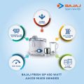 Bajaj Fresh Sip 450-Watt Juicer Mixer Grinder (White). 