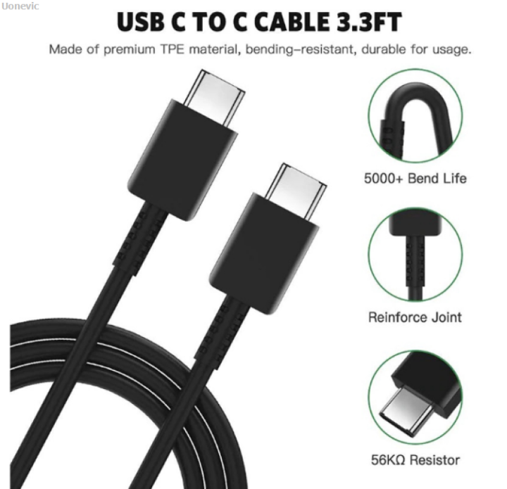 Uonevic%20zSB%20Typ%20Adapter%20+%20U%20Samsung%2025W%20Fast%20Charging%20Luxury%20Adapter%20C%20to%20Type%20C%20Cable%20Mobi%20bi%20-%20Image%202