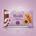 Bauli Moonfils Croissants Combo Pack | Strawberry, Chocolate & Vanilla Creme Filled Croissants | Imported Snack Nepal. 