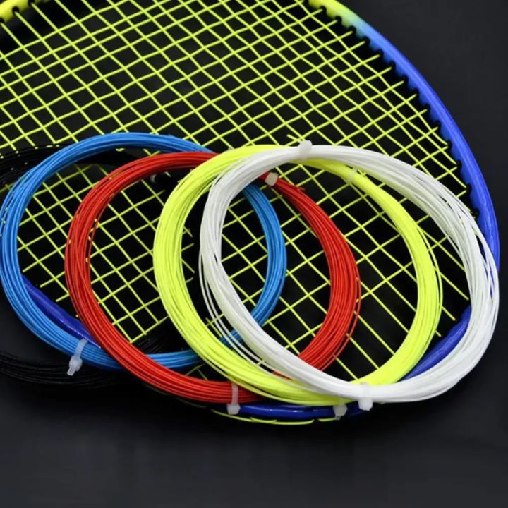 Badminton Repair Accessory High Elastic Badminton Racquet String 0.7MM Durable Training Badminton Strings Break Proof Colorful Colorful Racket Line Repair Accessories
