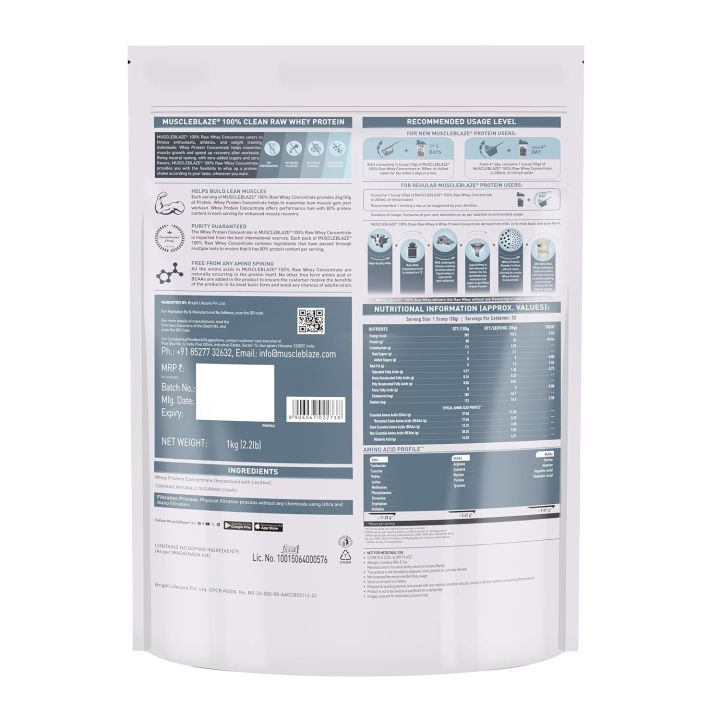 Muscleblaze%20Raw%20Whey%20Protein%20Powder%201Kg%2033%20Servings%20100%25%20Whey%20Concentrate%20Unflavored%20Labdoor%20USA%20Certified%2024g%20Protein%205.2g%20BCAA%204.2g%20Glutamine%20-%20Image%206