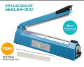300MM Impulse Sealer Heat Sealing Machine Vacuum Bag Sealer Plastic Sealer 220V 50/60HZ,blue. 