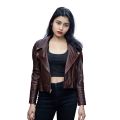Rhino Leather Women's Genuine Leather Jacket. 