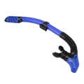 Dry Snorkel Tube Easy Breath Scuba Diving Splash Guard Top Valve B. 