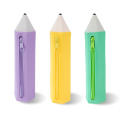 Silicone Stationery Bag Zipper Bag for School Use Homework Primary Students. 