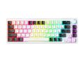 Zifriend AG68 67 Keys with knob Hot-Swappable Switch ABS Keycap Rainbow Gasket Structure Wire N-Keys Rollover Gaming Mechanical Keyboard. 
