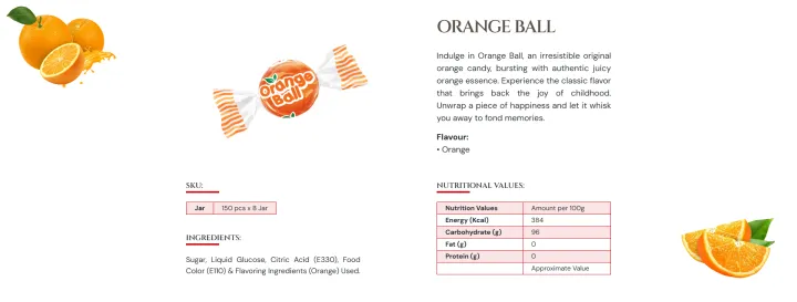 Sujal%20Orange%20Ball%20Candy%20Original,%20352g%20-%2080pcs%20-%20Image%203