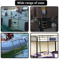Portable Boat Rope Ladder 3 Step Folding Hanging Boat Boarding Ladder Light-Weight Rope Ladder Boat Accessories. 