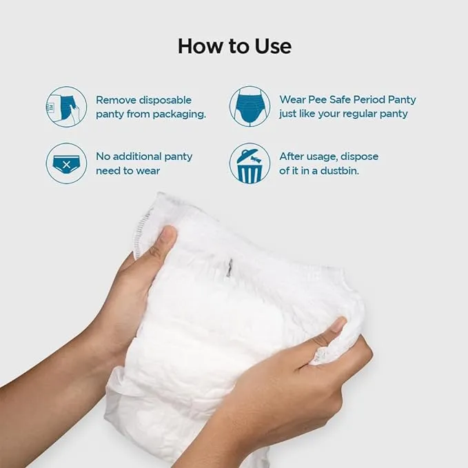 Pee%20Safe%20Disposable%20Period%20Panties%20for%20Women%20Leak%20Proof%20%7C%20XL-XXL%20%7C%20Pack%20of%204%20%7C%20360%C2%B0%20Protection%20%7C%20Overnight%20Comfort%20%7C%20Rash%20&%20Toxin%20Free%20%7C%20No%20Leakage%20%7C%20Seamless%20Fit%20%7C%20Period%20Panty%20for%20Heavy%20Flow%20White%20-%20Image%203