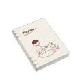 Cute A5/B5 Loose-leaf Notebook Puppy Detachable Binder Notebook Horizontal Line 60 Sheets/120 Pages Note Book Student Office Stationery. 