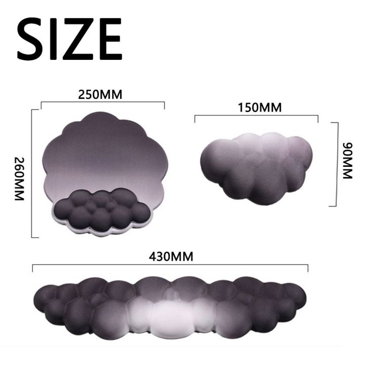 Easy%20To%20Clean%20Creative%20Keyboard%20Mouse%20Pad%20Soft%20Cloud%20Shape%20Mouse%20Wrist%20Rest%20Wrist%20Support%20Non-Slip%20Mouse%20Wrist%20Support%20Mat%20Computer%20Accessories%20-%20Image%202