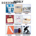 DISICHEN Profesional Transparent Acrylic Double-Sided Nano Tape Office Home Perforation-Free Self-Adhesive Waterproof Washable Frame Hook Wallpaper. 