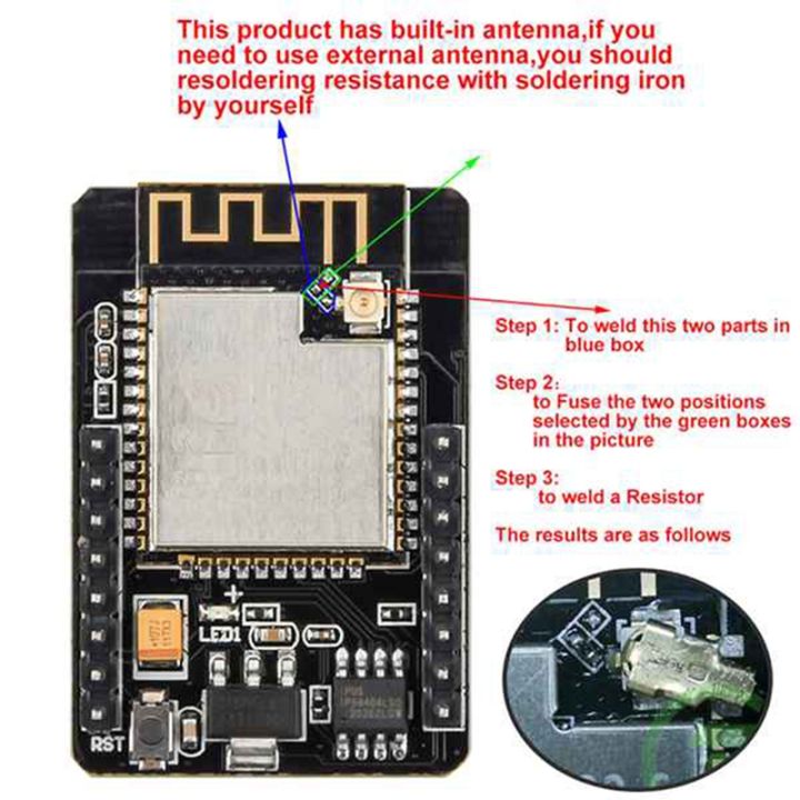ESP32-CAM-MB%20WiFi%20OV2640%20Camera%20Module%20Bluetooth%205V%20CH340G%20Nodemcu%20FT232RL%20USB%20to%20TTL%20Converter+40Pin%20Jumper%20Wire%20-%20Image%204