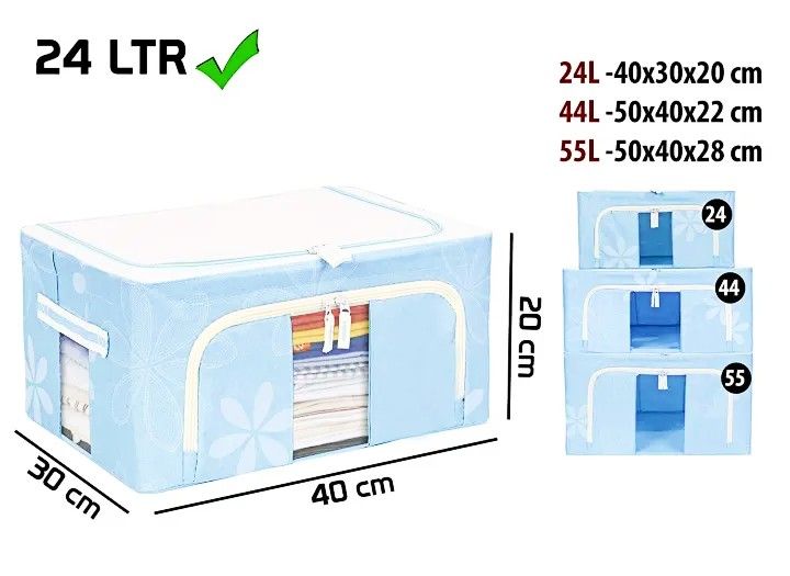Kids%20Storage%20Box,%20Kids%20Cloth%20Storage%20Box%20For%20Kid's%20Clothes,%20Folding%20Stackable%20Clothes%20Organizer%20With%20Metal%20Frame%20-%20Image%203