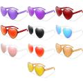 Linman Sunglasses Heart Protection UV400 Goggles Clout Affordable Sunglasses Halloween Glasses Cosplay Heart Lady's. 