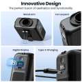 Warmco Portable Waist Fan Rechargeable,10000mAh Clip On Personal Neck Fan, 24-Hour Working, 4 Speeds & 16000RPM Strong Airflow,. 