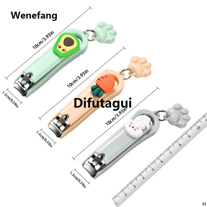Difutagui%20Mini%20cute%20nail%20clippers%20Nail%20clippers%20Children's%20household%20Luxury%20pliers%20single%20pack%20cartoon%20creative%20folding%20nail%20scissors%20-%20Image%206