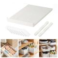 New Pull Out Cabinet Drawer Organizer Slide Out Space Saving Storage Shelves Plastic Storage Rack. 
