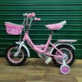 12 Inch Barbie Bicycle For Baby Girl | Cute Pink Barbie Bicycle For Baby Girl | For Age 2 To 5 Years | Cute Bicycle For Baby Girl. 