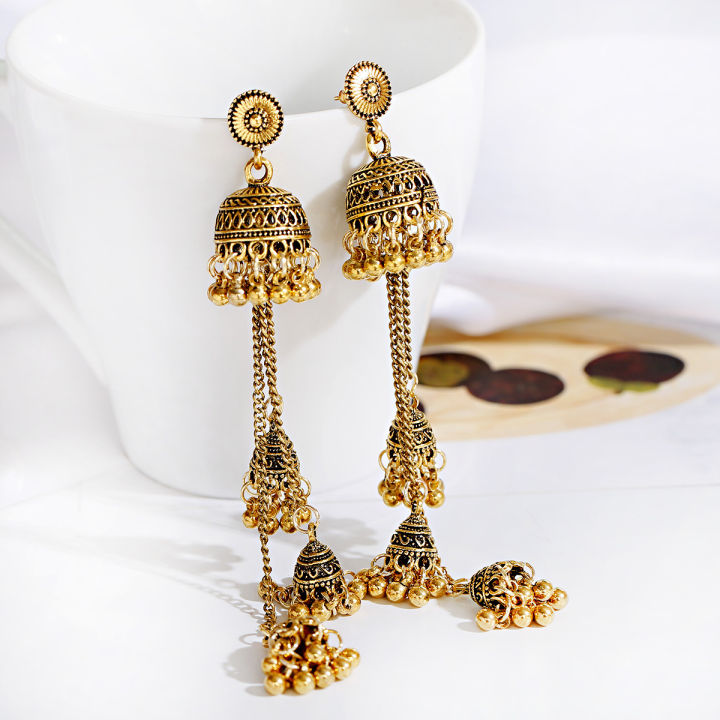 Retro%20bohemian%20style%20elegant%20port%20wind%20chimes%20long%20fringe%20personality%20versatile%20temperament%20show%20face%20thin%20earring%20girl%20-%20Image%202