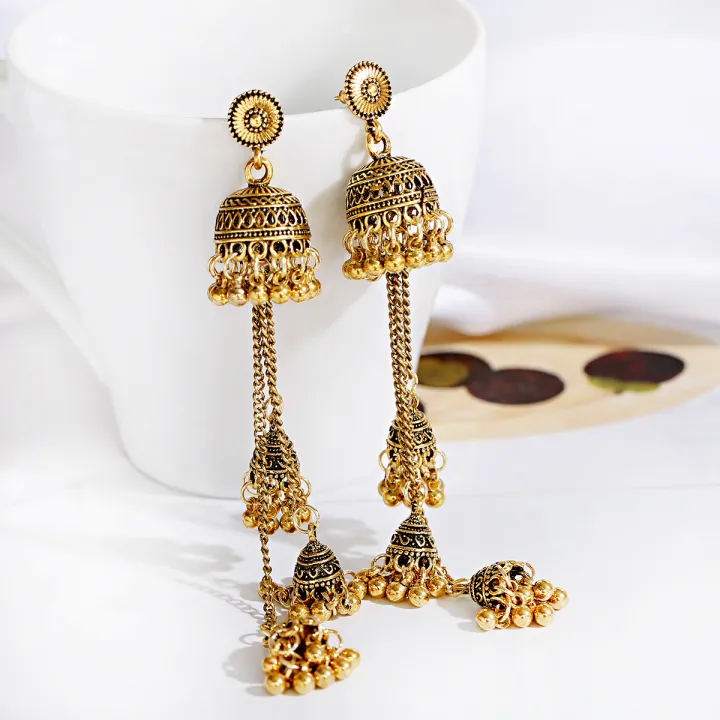 Retro%20bohemian%20style%20elegant%20port%20wind%20chimes%20long%20fringe%20personality%20versatile%20temperament%20show%20face%20thin%20earring%20girl%20-%20Image%202