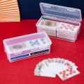 New Transparent Plastic Boxes Playing Cards Container PP Storage Case Packing Poker Game Card Box For Board Games Huiye. 