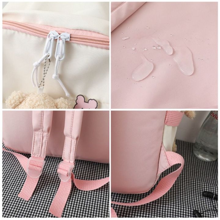 Simple%20Waterproof%20Book%20Bag%20Nylon%20Large%20Capacity%20School%20Bag%20School%20Rucksack%20Travel%20-%20Image%204