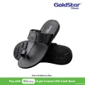 Goldstar Rocco 3007 Black Men's Toe-Loop Sandals – Comfortable Daily Wear Casual Chappal. 