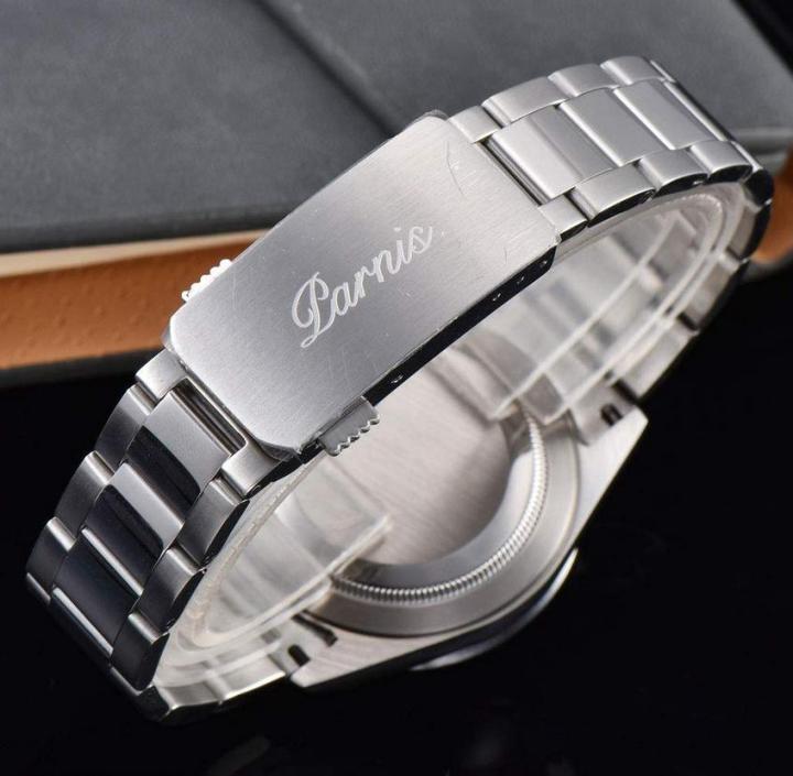 PARNIS%2040Mm%20Daytona%20Chronograph%20Silver%20Bezel%20White%20Dial%20Men%E2%80%99S%20Watch%20-%20Image%208